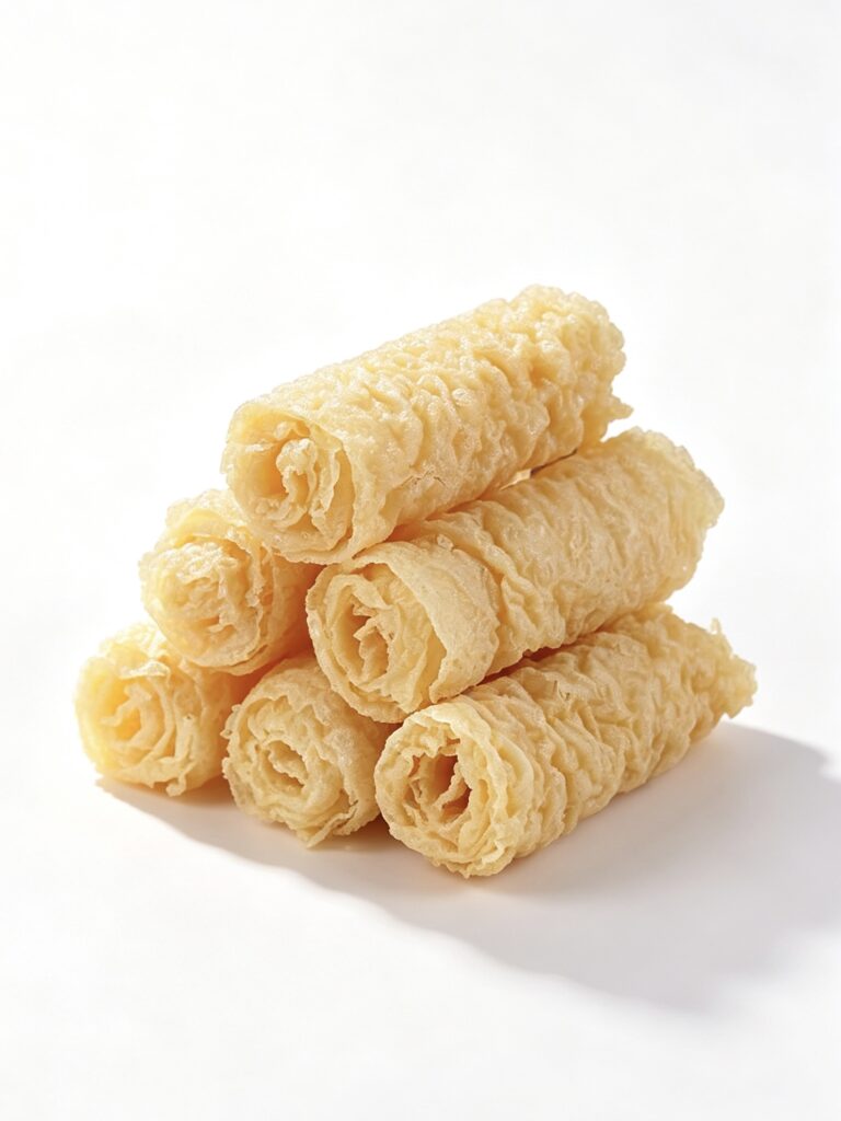 Fried tofu skin rolls