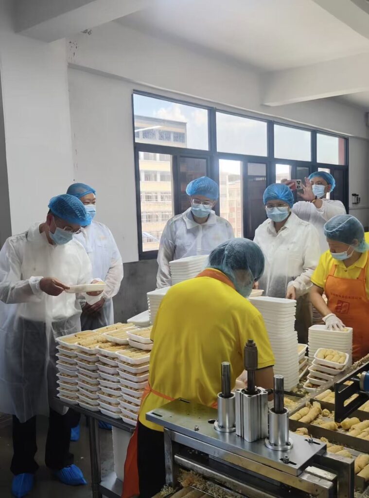 Soy food manufacturing workshop in China